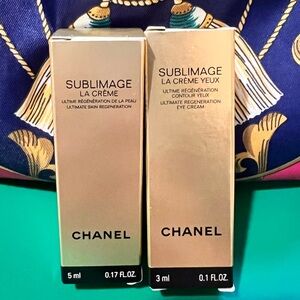 Chanel Sublimage eye cream and La crème